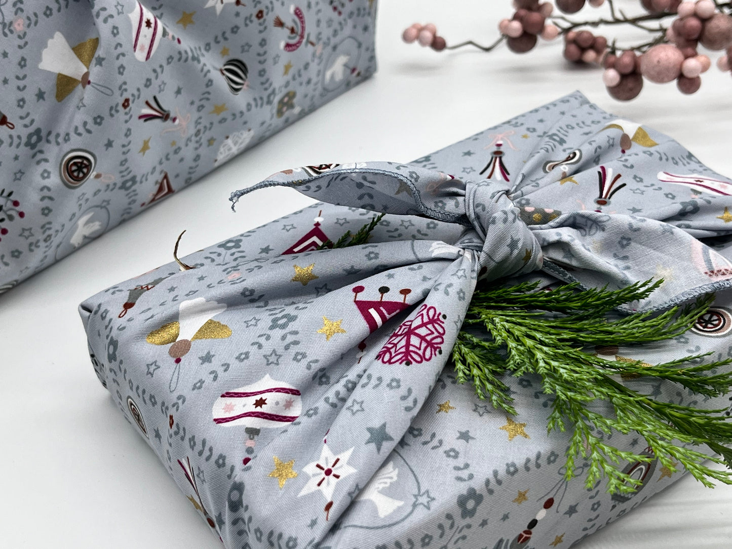 Furoshiki | Weihnachten Pastell