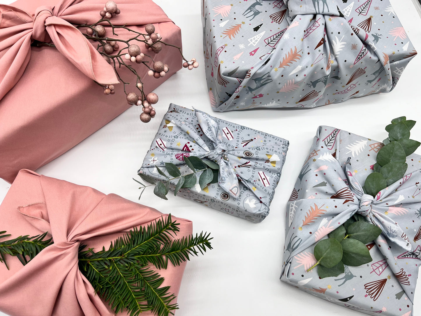 Furoshiki | Weihnachten Pastell