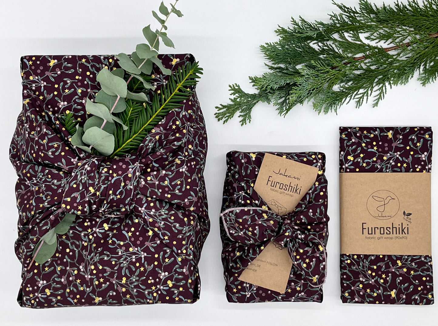 Furoshiki | Weihnachten Gold