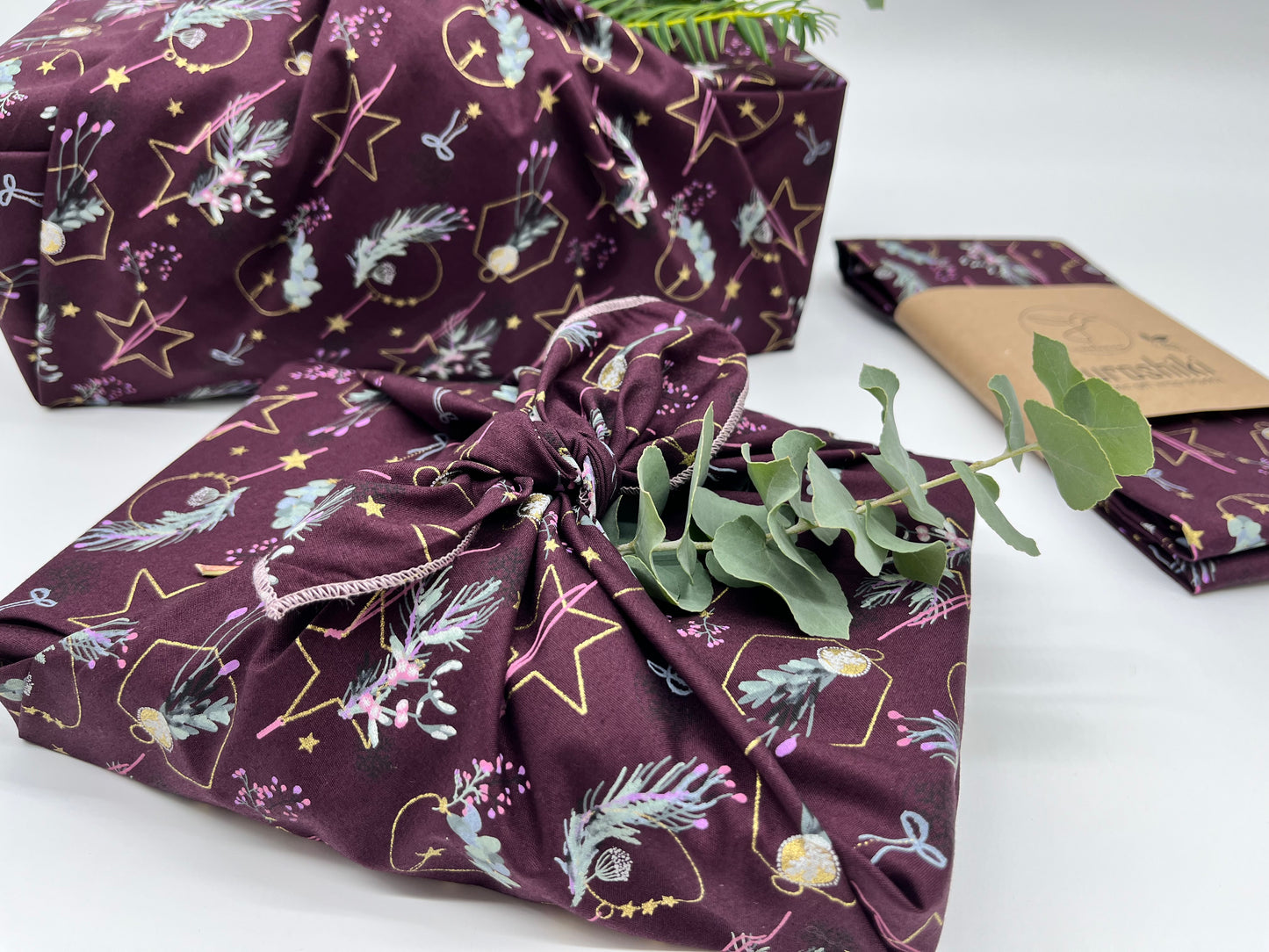 Furoshiki | Weihnachten Gold