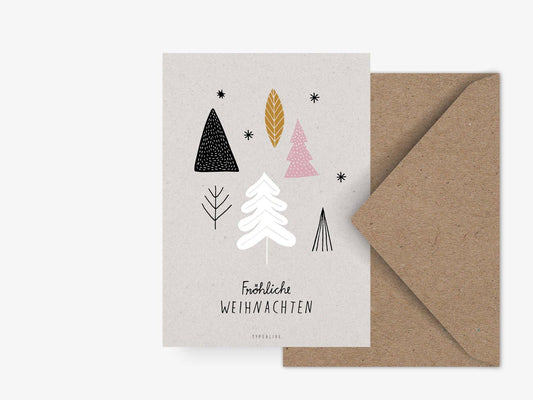 Postkarte / Fröhliche Weihnachten