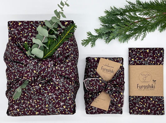 Furoshiki  | Weihnachten Gold