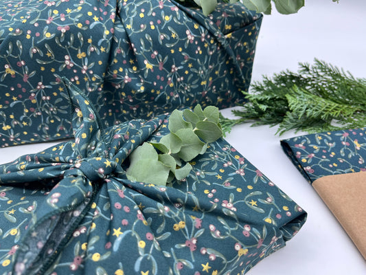 Furoshiki  | Weihnachten Gold
