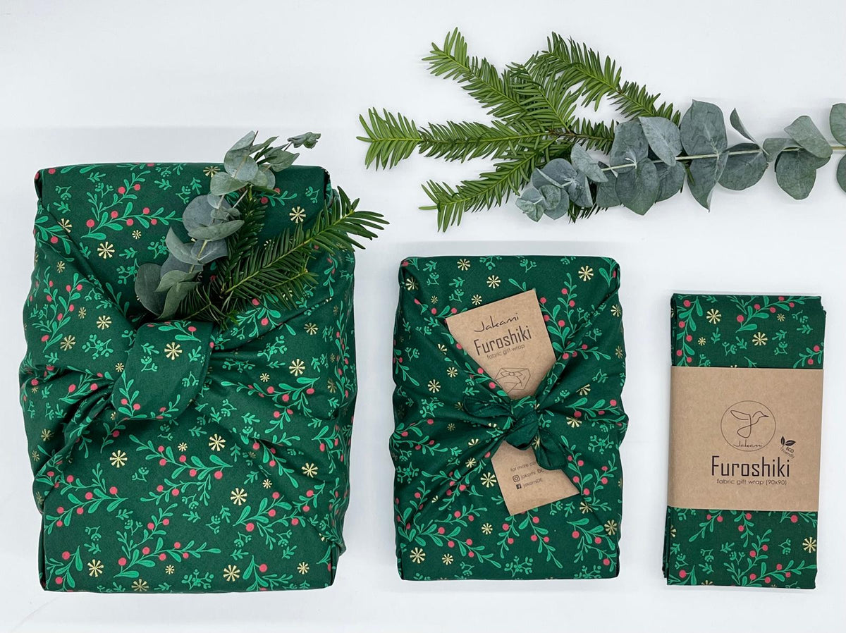 Furoshiki  | Weihnachten Grün