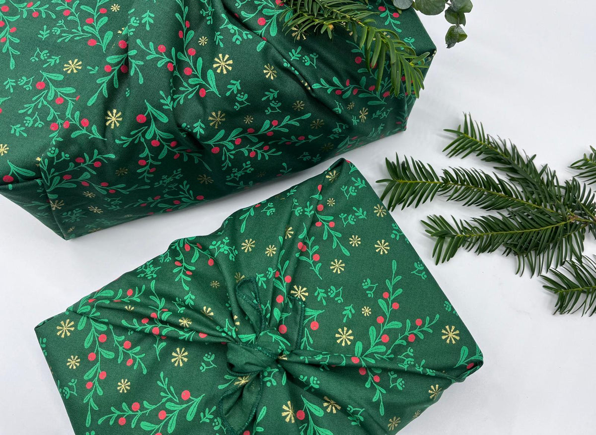 Furoshiki  | Weihnachten Grün