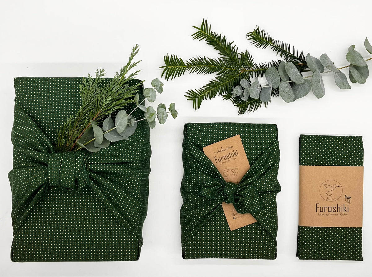 Furoshiki  | Weihnachten Grün