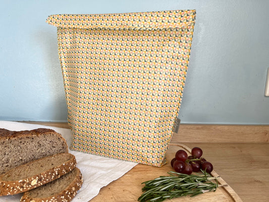 Bienenwachsbeutel XL krümelfrei, Lunchbag, Brotbeutel